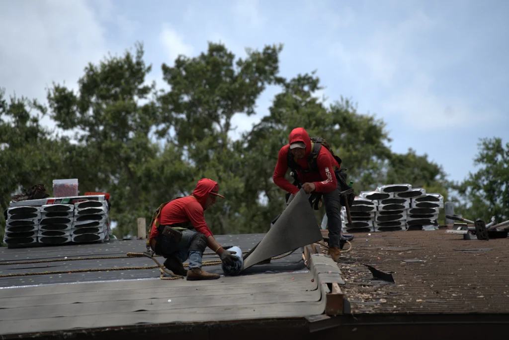 storm damage roof repair service
